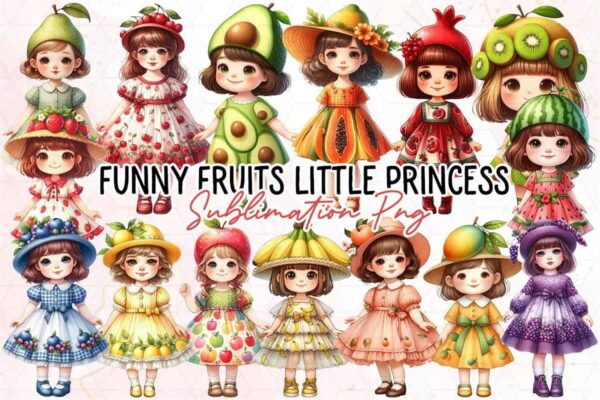 funny-fruits-little-princess-clipart-png