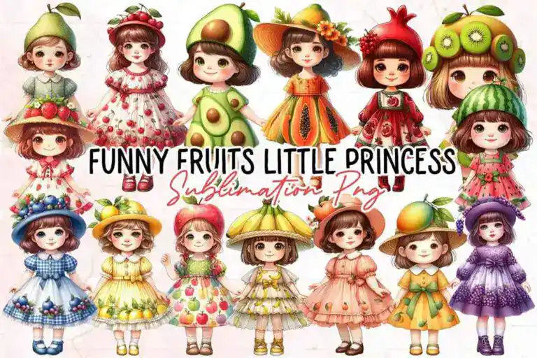funny-fruits-little-princess-clipart-png