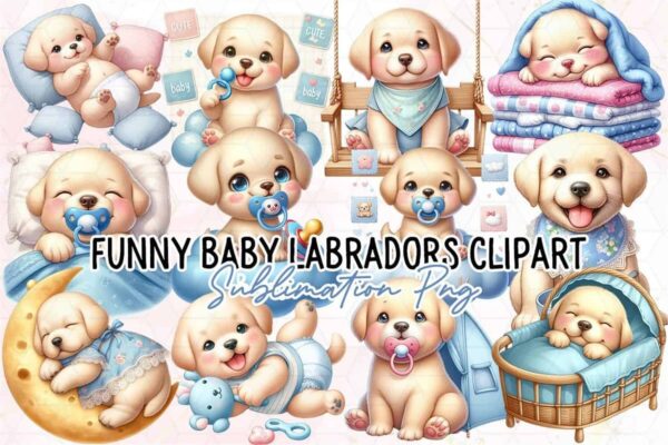 funny-baby-labradors-sublimation-clipart