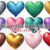 colorful-glitter-hearts-collection
