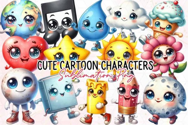 cute-cartoon-characters-clipart-png