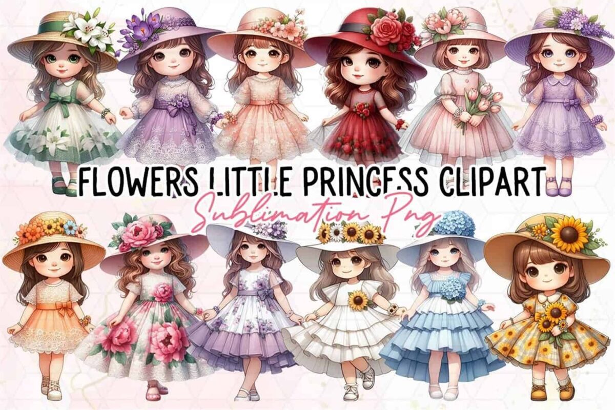 flowers-little-princess-clipart-png