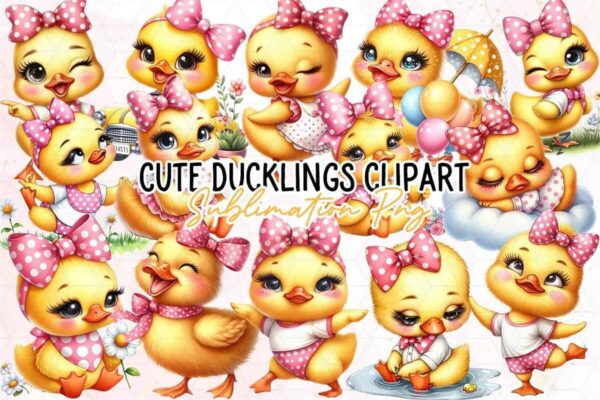 cute-ducklings-sublimation-clipart-png