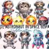 Doodle Cute Astronaut in Space Clipart doodle-cute-astronaut-in-space-clipart