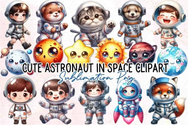 doodle-cute-astronaut-in-space-clipart