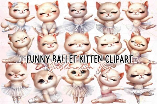 funny-ballet-kitten-sublimation-clipart
