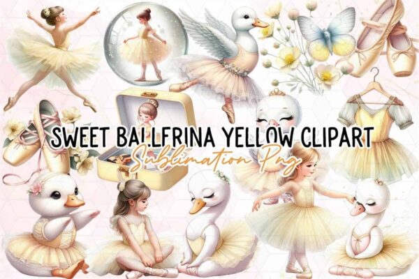 sweet-ballerina-yellow-clipart-png