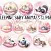 lovely-sleeping-baby-animals-clipart-png
