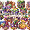 mardi-gras-cookies-sublimation-clipart