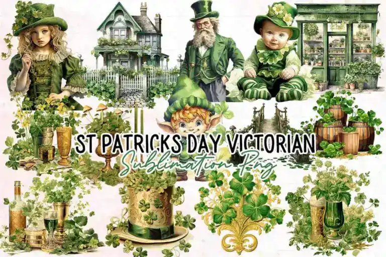 st-patricks-day-victorian-clipart-png