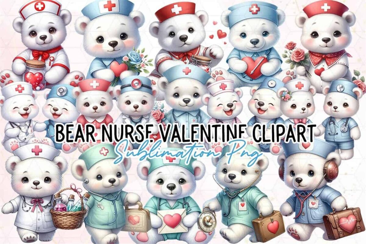 bear-nurse-valentine-sublimation-clipart