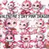 valentines-day-pink-dragon-clipart-png