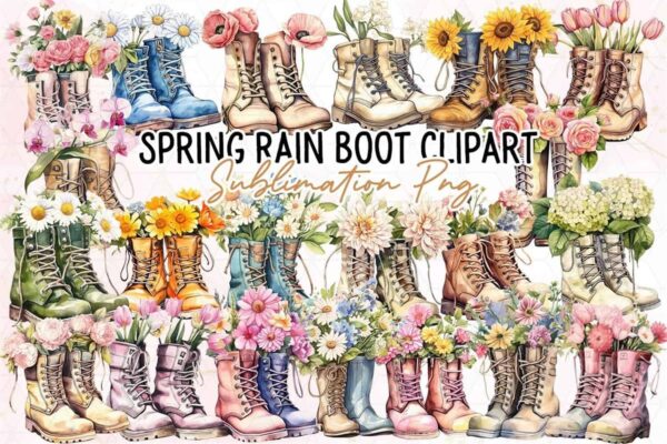 watercolor-spring-rain-boot-clipart-png