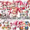 Gnome Pastry Chef Sublimation Clipart gnome-pastry-chef-sublimation-clipart