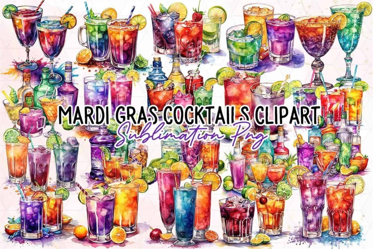 mardi-gras-cocktails-sublimation-clipart