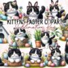 adorable-kittens-easter-clipart-png