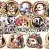 watercolor-cute-animals-hole-clipart-png