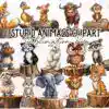 animals-sitting-on-tree-stump-clipart