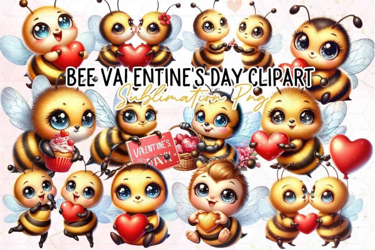 bee-valentines-day-sublimation-clipart