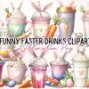 Funny Easter Drinks Sublimation Clipart funny-easter-drinks-sublimation-clipart