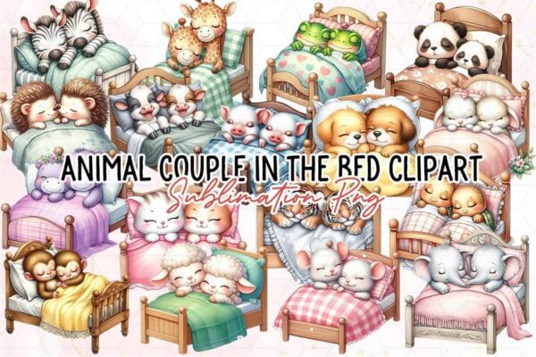 animal-couple-in-the-bed-clipart-png