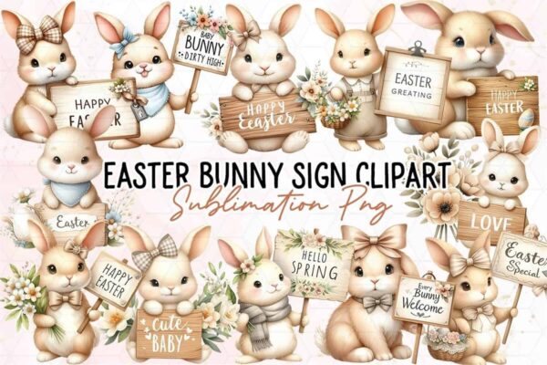 easter-bunny-sign-sublimation-clipart