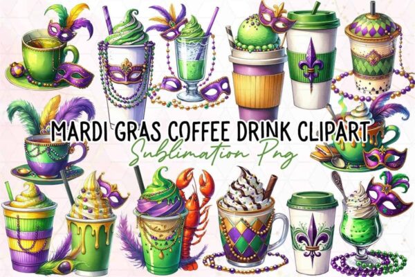 mardi-gras-coffee-drink-clipart-png