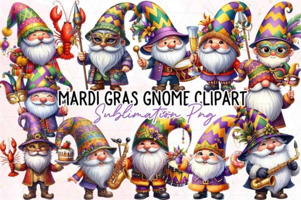 mardi-gras-gnome-sublimation-clipart-png