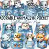 adorable-animals-in-pockets-clipart-png