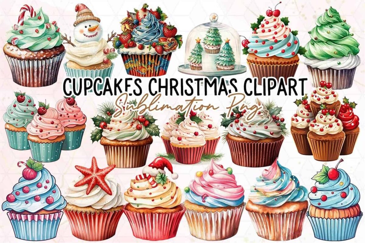 cupcakes-christmas-sublimation-clipart