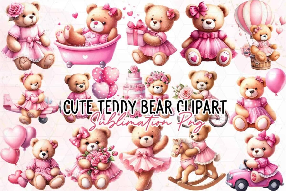 cute-teddy-bear-sublimation-clipart-png