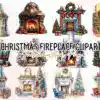 Christmas Fireplace Sublimation Clipart christmas-fireplace-sublimation-clipart