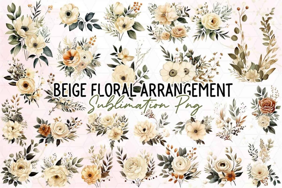 beige-floral-arrangement-collection