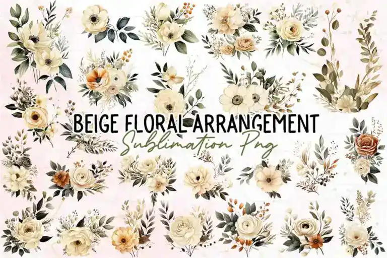 beige-floral-arrangement-collection