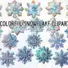 Colorful Snowflake Sublimation Clipart colorful-snowflake-sublimation-clipart