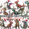 dinosaur-wrapped-in-christmas-lights
