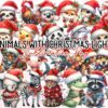 animals-wrapped-with-christmas-lights