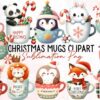 christmas-mugs-sublimation-clipart-png
