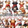 funny-christmas-dog-behind-clipart-png