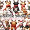 funny-christmas-dog-behind-clipart-png