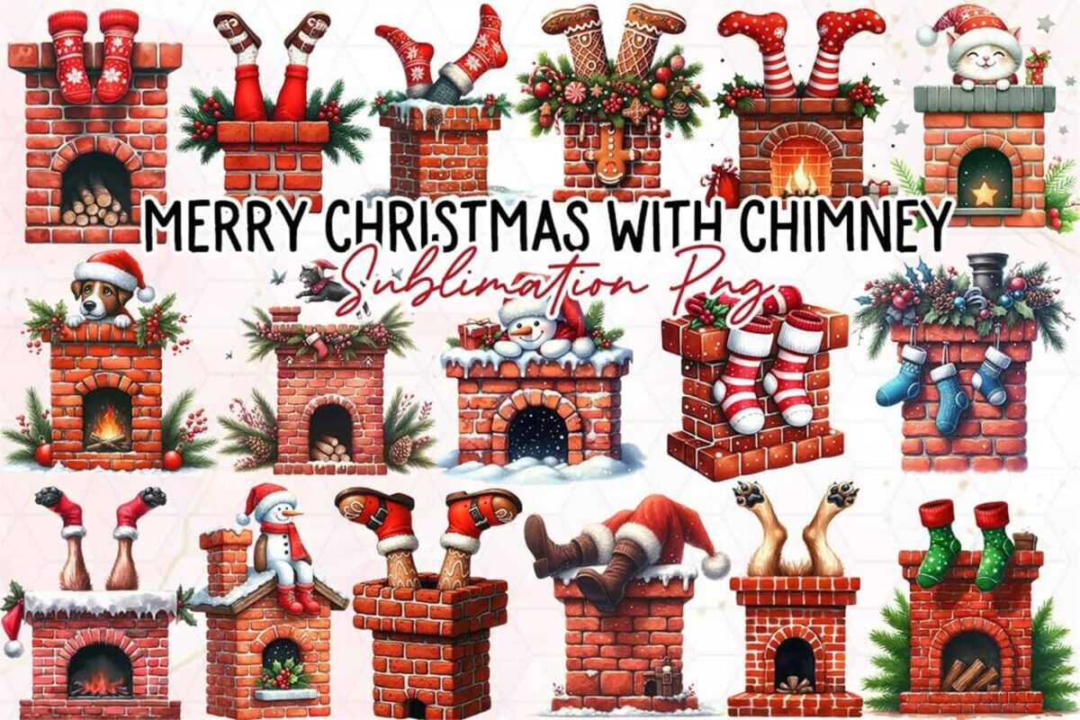 merry-christmas-with-chimney-clipart-png