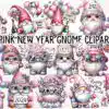 pink-new-year-gnome-sublimation-clipart