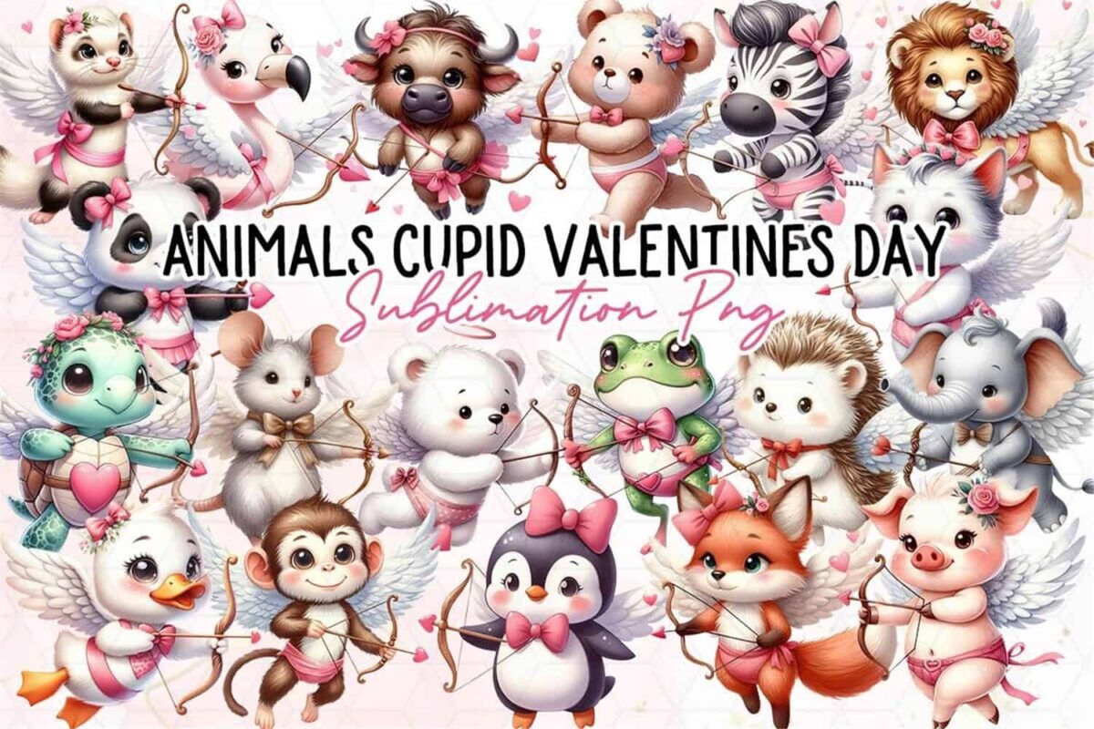 cute-animals-cupid-valentines-day