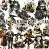 black-gold-new-year-sublimation-clipart
