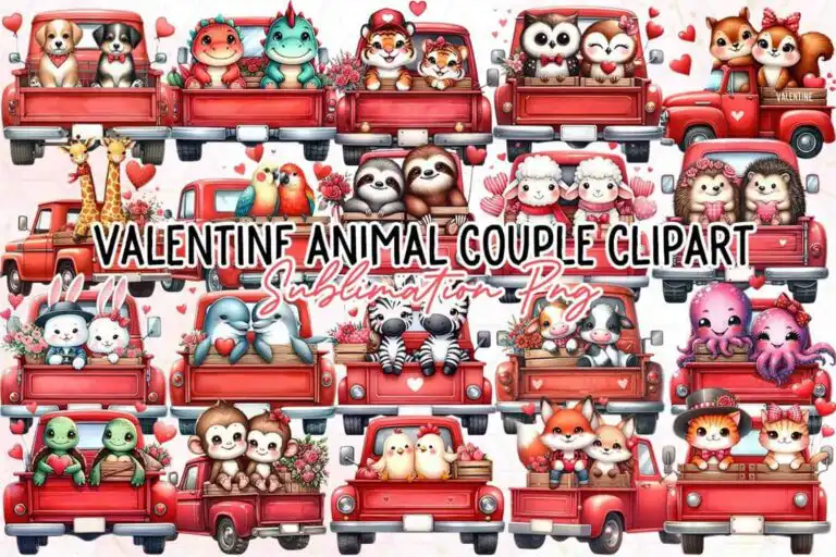 adorable-valentine-animal-couple-clipart