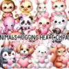 animals-hugging-heart-watercolor-clipart