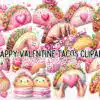 Happy Valentine Tacos Watercolor Clipart happy-valentine-tacos-watercolor-clipart