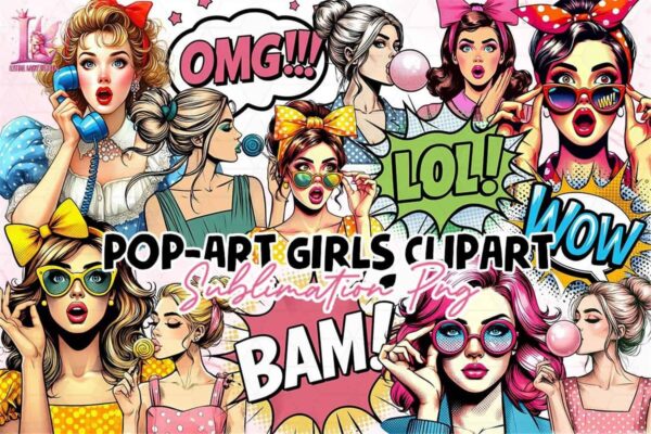 popart-girls-clipart-png