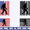 big-foot-usa-flag