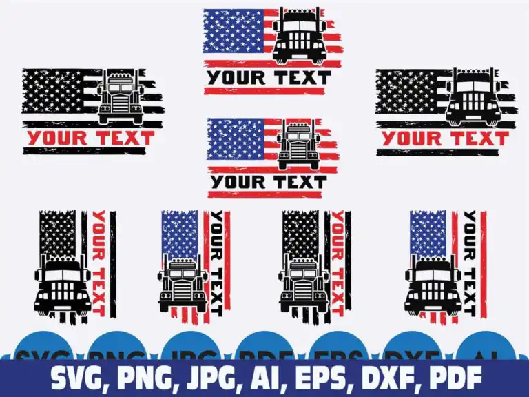 semi-truck-flag